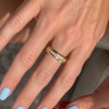 Bague personnalisee homme anneau titane ruban mat noir brosse a graver