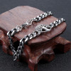 Bracelet homme chaine acier arbre de vie