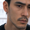 Boucles d'oreille argent Bali homme femme creoles hoop