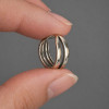 Pendientes de aro de plata para hombre y mujer.