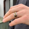 M Bague personnalisée tungstene celtique