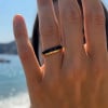 Bague personnalisee mariage homme femme tungstene minimaliste