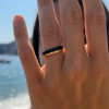 Bague personnalisee mariage homme femme tungstene minimaliste