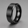 Bague alliance titane noir – sobriété moderne et élégance durable