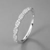 Bague de fiançailles femme en argent 925 sertie de zircons – finesse romantique et éclat intemporel