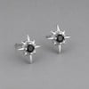 Boucle d'oreille clou homme argent oxyde zirconium