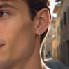 Boucles d'oreille argent homme femme creoles chaine marine cisele - paire