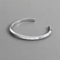 Bracelet personnalise jonc acier homme runes viking celtique