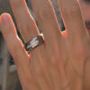 Bague Personnalisable Acier 316L & Zircons | Homme Femme