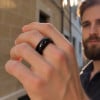 Bague Galaxie personnalisée alliance dome Tungstene