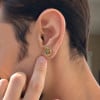 Clous d'oreilles étoile polaire en acier inoxydable 316L et turquoise