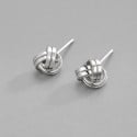 Boucles d'oreilles argent clous noeud celtique