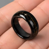 Bague Galaxie personnalisée alliance dome Tungstene