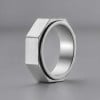 Anti-stress ring rotating nut