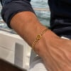 Men's Chain Stainless Steel Star of David Bracelet