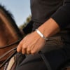 Bracelet gourmette homme acier inoxydable gravure personnalisee
