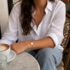 Bracelet personnalise femme acier chaine plaque or personnalisable
