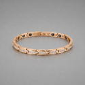 Bracelet acier magnetique aimante homme femme