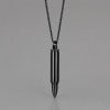 Pendentif N personnalise homme acier balle finition polie personnaliseNr
