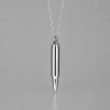 Pendentif personnalise homme acier balle finition polie personnaliser