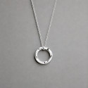Pendentif celtique anneau runes vikings