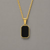 Pendentif personnalise collier homme femme couple resine noir acier personnaliser