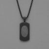 D Pendentif acier Dogtag plaque militaire personnalisable