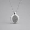 Pendentif personnalise homme tai-chi yin yang harmonie acier