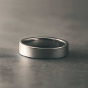 Bague mariage personnalisee alliance tungstene brossee or rose