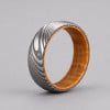 Bague personnalisee homme acier fibre de carbone arbre de vie (Dupliqué)