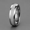 M Bague mariage personnalisable homme anneau Tungstene centre sable