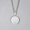 Men's Stainless Steel polaris star Cross Custom engraving Pendant