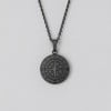 Pendentif personnalise homme Acier plaque collier croix etoile polaire graver personnaliser