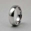 Bague mariage dome tungstene alliance personnalisee
