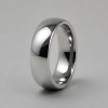 M Bague mariage dome tungstene alliance personnalisee