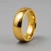 M Bague mariage dome tungstene alliance personnalisee