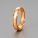 Bague mariage personnalisee alliance tungstene or rose