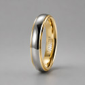 6mm Bague de mariage personnalisee alliance tungstene polie miroir
