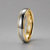 6mm Bague de mariage personnalisee alliance tungstene polie miroir