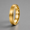 M Bague personnalisee homme anneau tungstene noir ruban mat brosse