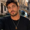 V Collier pendentif couple personnalisable en acier 316L avec pierre naturelle turquoise
