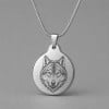 Collier pendentif personnalisable en carbure de tungstène poli miroir