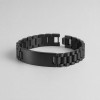 M Bracelet personnalise homme gourmette acier (Dupliqué)