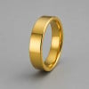 6mm Bague mariage tungstene plaque or alliance personnalisee