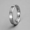 M 4mm Bague mariage tungstene plaque or alliance personnalisee