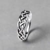 Bague argent ouvert celtique