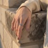 Bague argent ouvert celtique