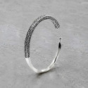 Bracciale intrecciato in argento massiccio celtico vichingo per uomo e donna