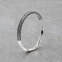 Bracelet argent massif jonc viking celtique torsade homme femme