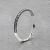 Bracelet argent massif jonc viking celtique torsade homme femme